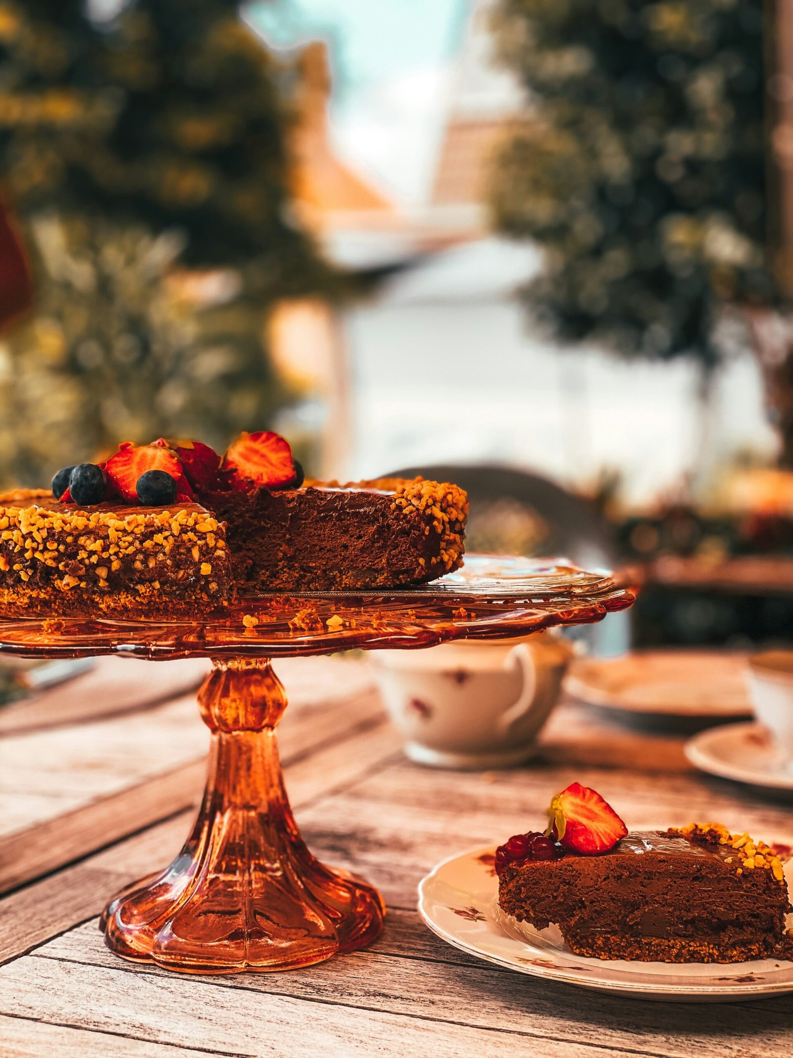 Foto de bolo de chocolate