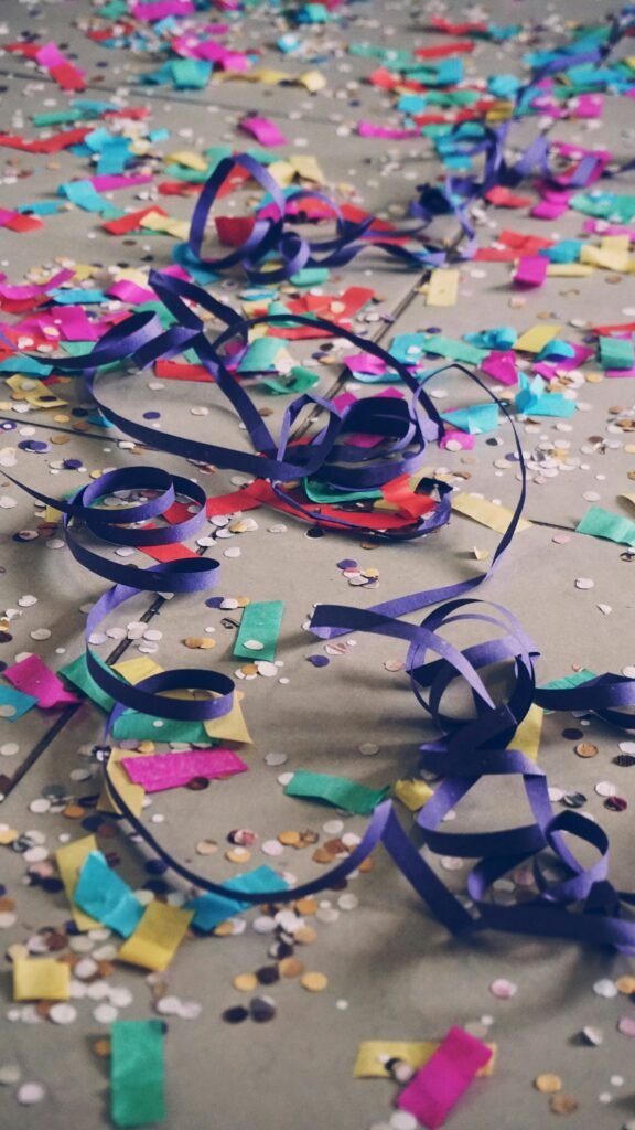 confetes de carnaval